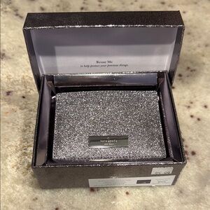 Kate Spade Kenzie Boxed Glitter Small Cardholder